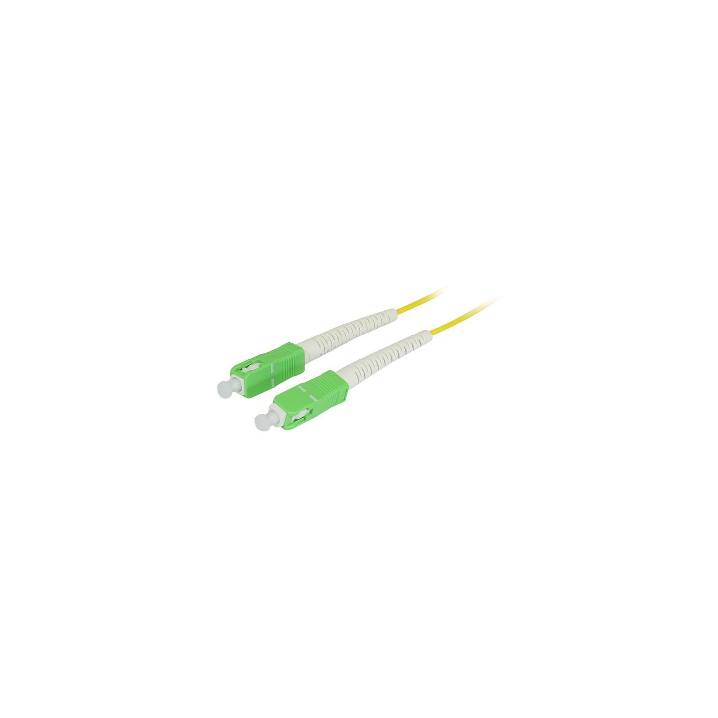 Synergy21 LWL-1-Faser-Patchk. 2mtr.SC(APC)-SC(APC). 9 125u. OS2. G657A2. AD2mm. flexible Knickschutztülle
