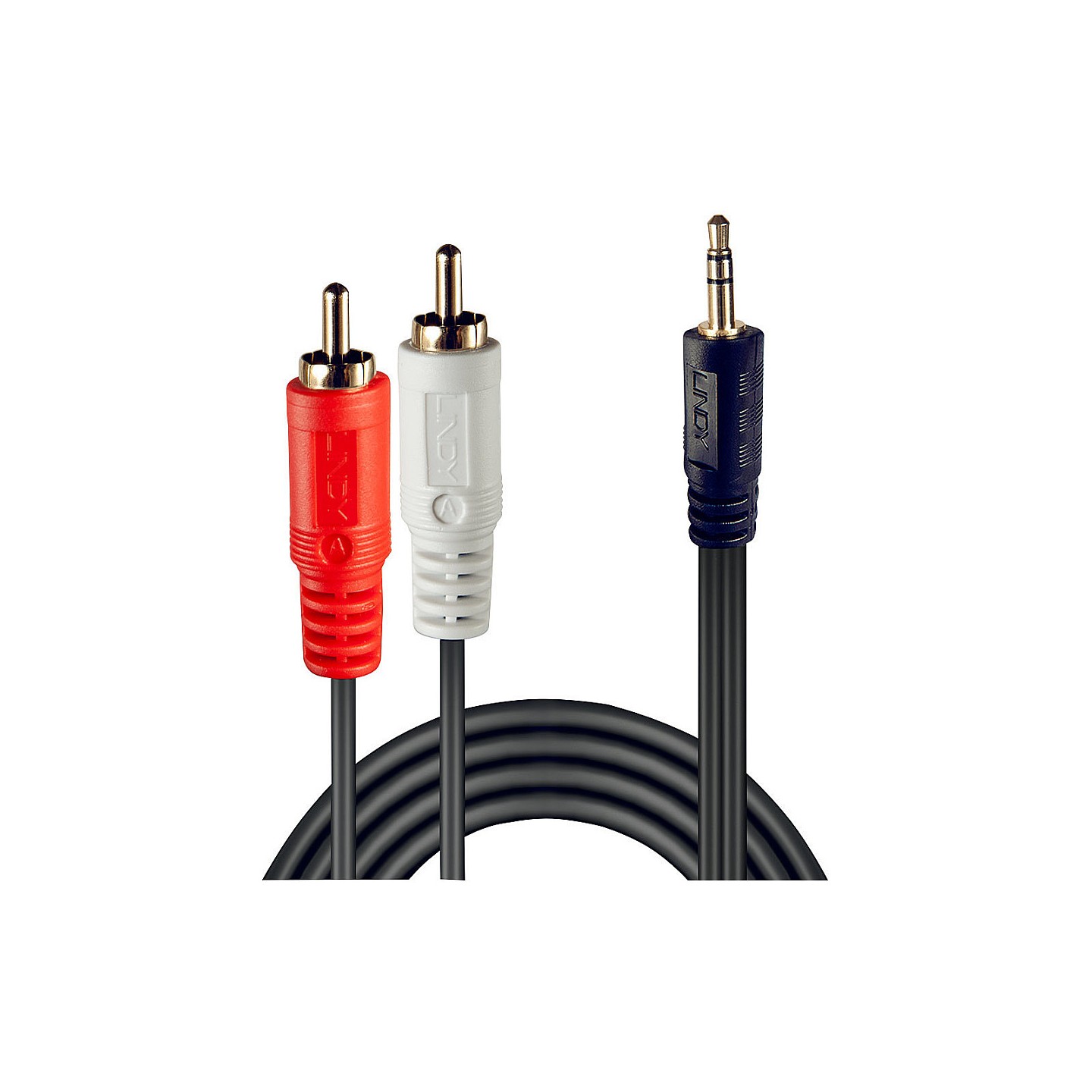 LINDY Audiokabel RCA 3.5mm 2m 2xRCA 3.5mm m m vergoldet — Buy in Cyprus with Fast Delivery