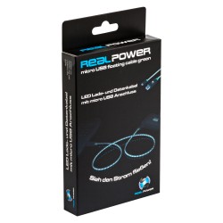 RealPower Datenkabel LED grün micro-USB auf USB — Buy in Cyprus with Fast Delivery