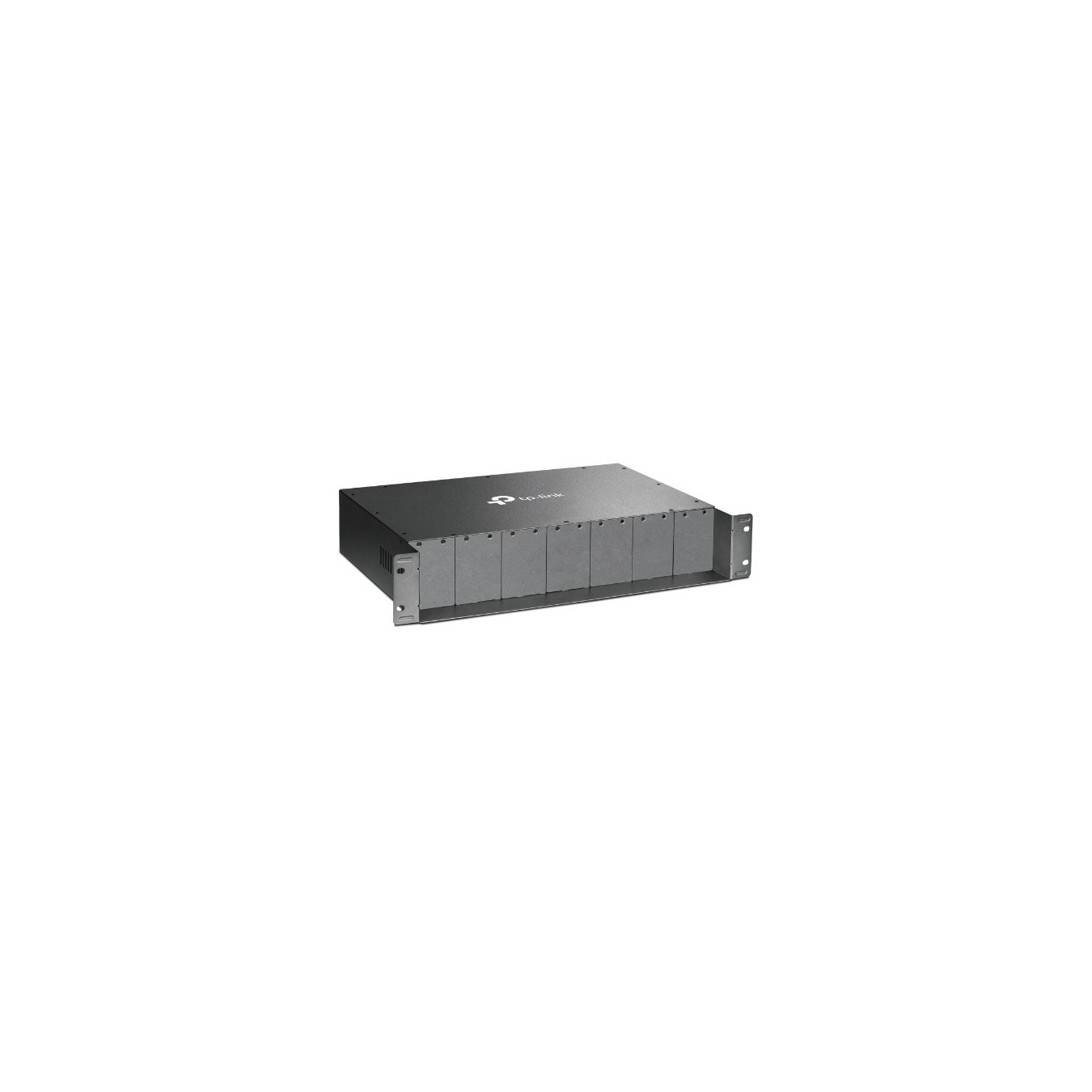 TP-Link MC1400 Modular Expansion Unit - MC1400 - 2U Rackmount, 14-Port, Dual-Fan, 100-240V AC