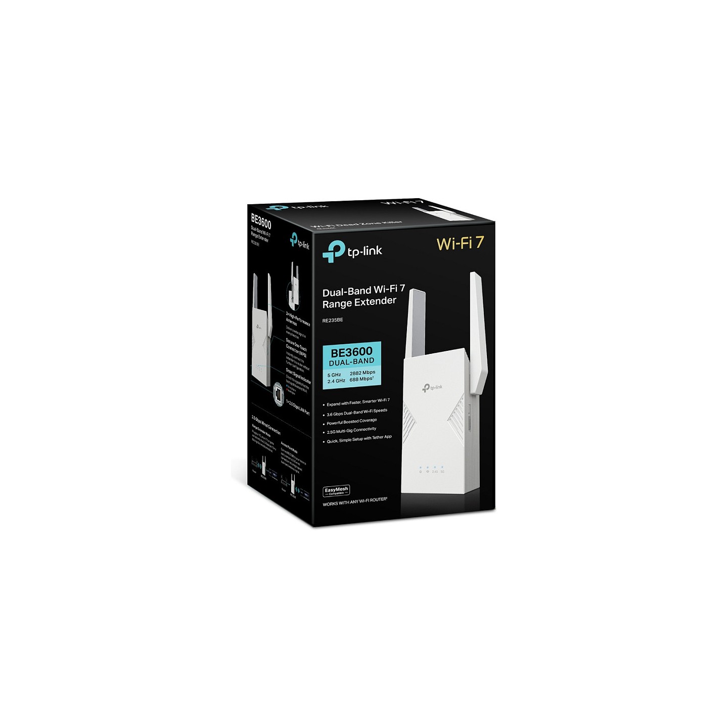 TP-Link RE235BE BE3600 Dual-Band Wi-Fi 7 WLAN Repeater — Buy in Cyprus with Fast Delivery