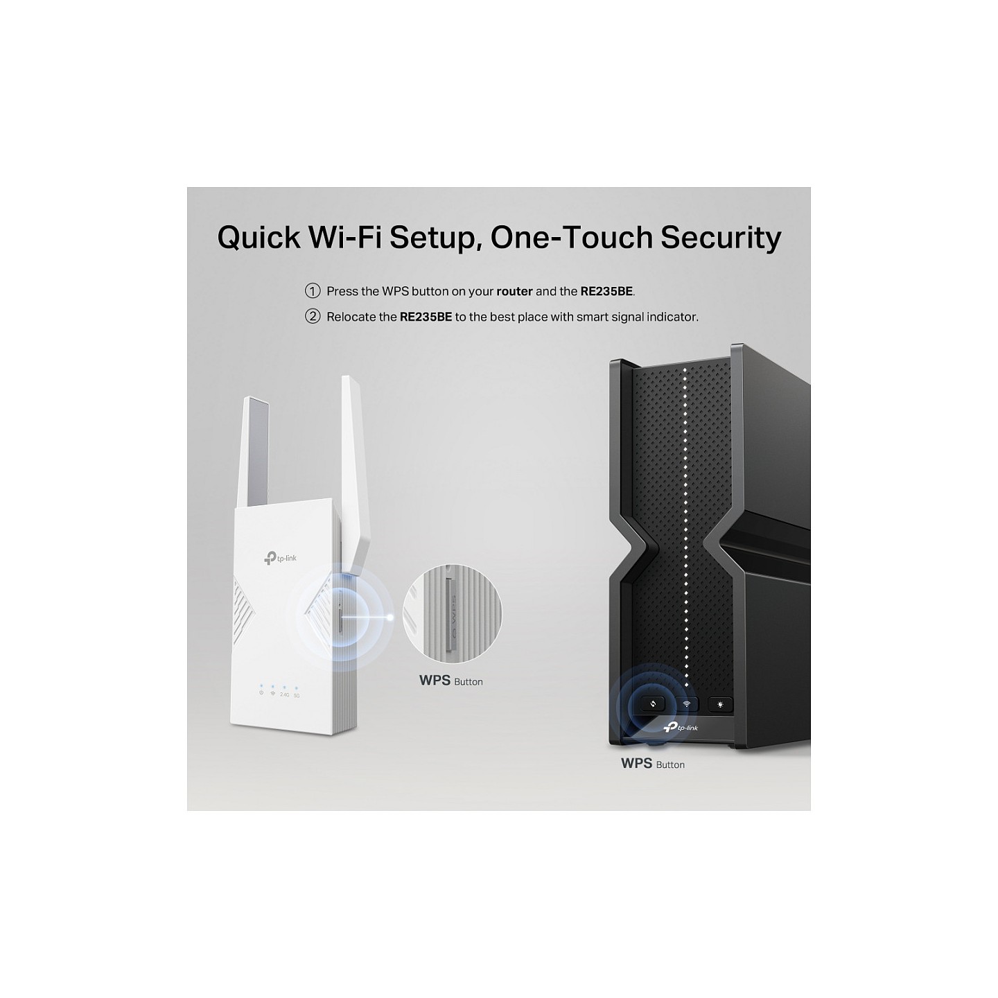 TP-Link RE235BE BE3600 Dual-Band Wi-Fi 7 WLAN Repeater — Buy in Cyprus with Fast Delivery