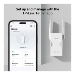 TP-Link RE235BE BE3600 Dual-Band Wi-Fi 7 WLAN Repeater — Buy in Cyprus with Fast Delivery