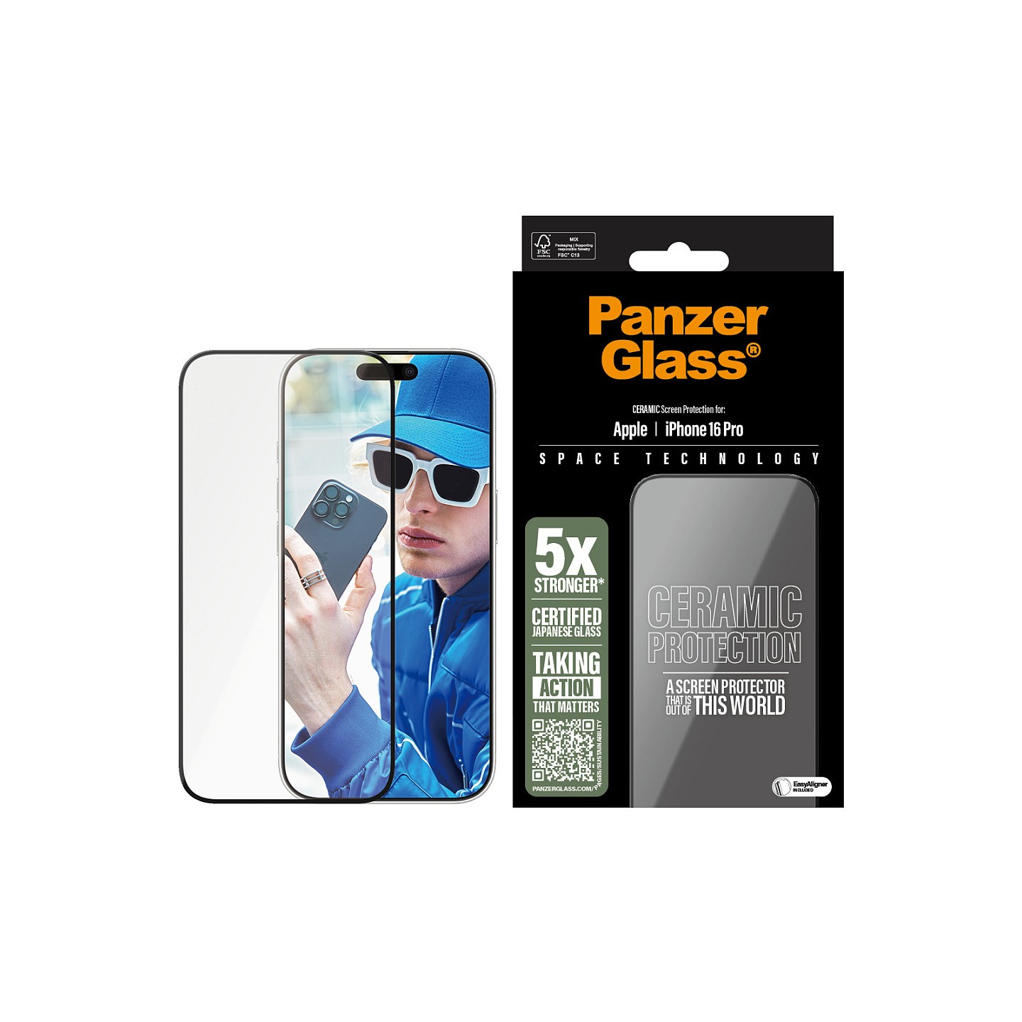 PanzerGlass Ceramic iPhone 16 Pro UWF — Buy in Cyprus with Fast Delivery