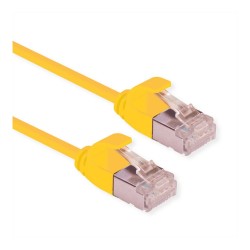 ROLINE GREEN U FTP Patchkabel Cat.6A (Class EA). LSOH. slim. gelb. 1 m — Buy in Cyprus with Fast Delivery