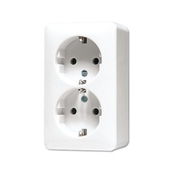 Jung 6020 A WW AP-Steckdose 2f — Buy in Cyprus with Fast Delivery