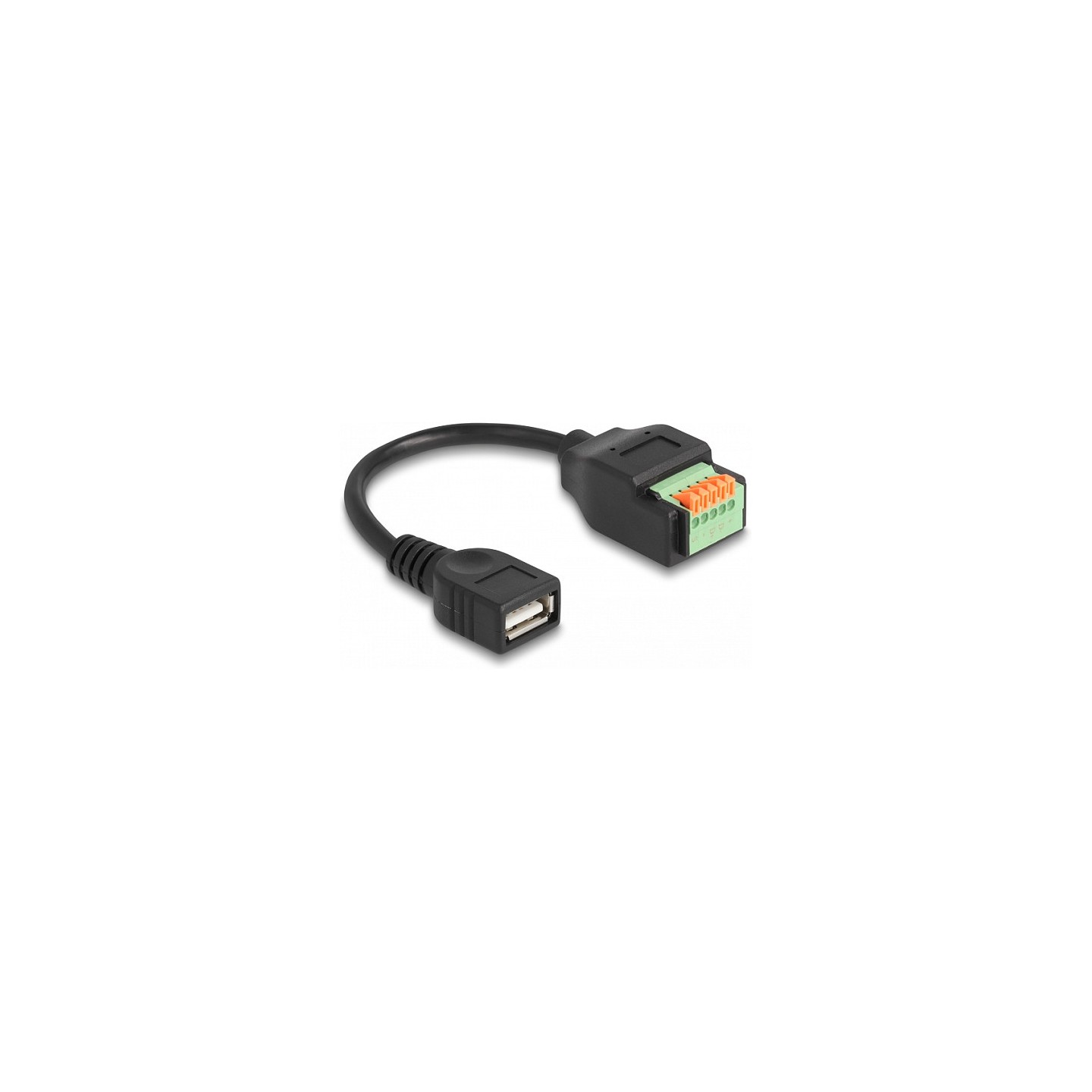 DELOCK USB 2.0 Kabel Typ-A Bu to Terminalblock Adapter 15cm — Buy in Cyprus with Fast Delivery