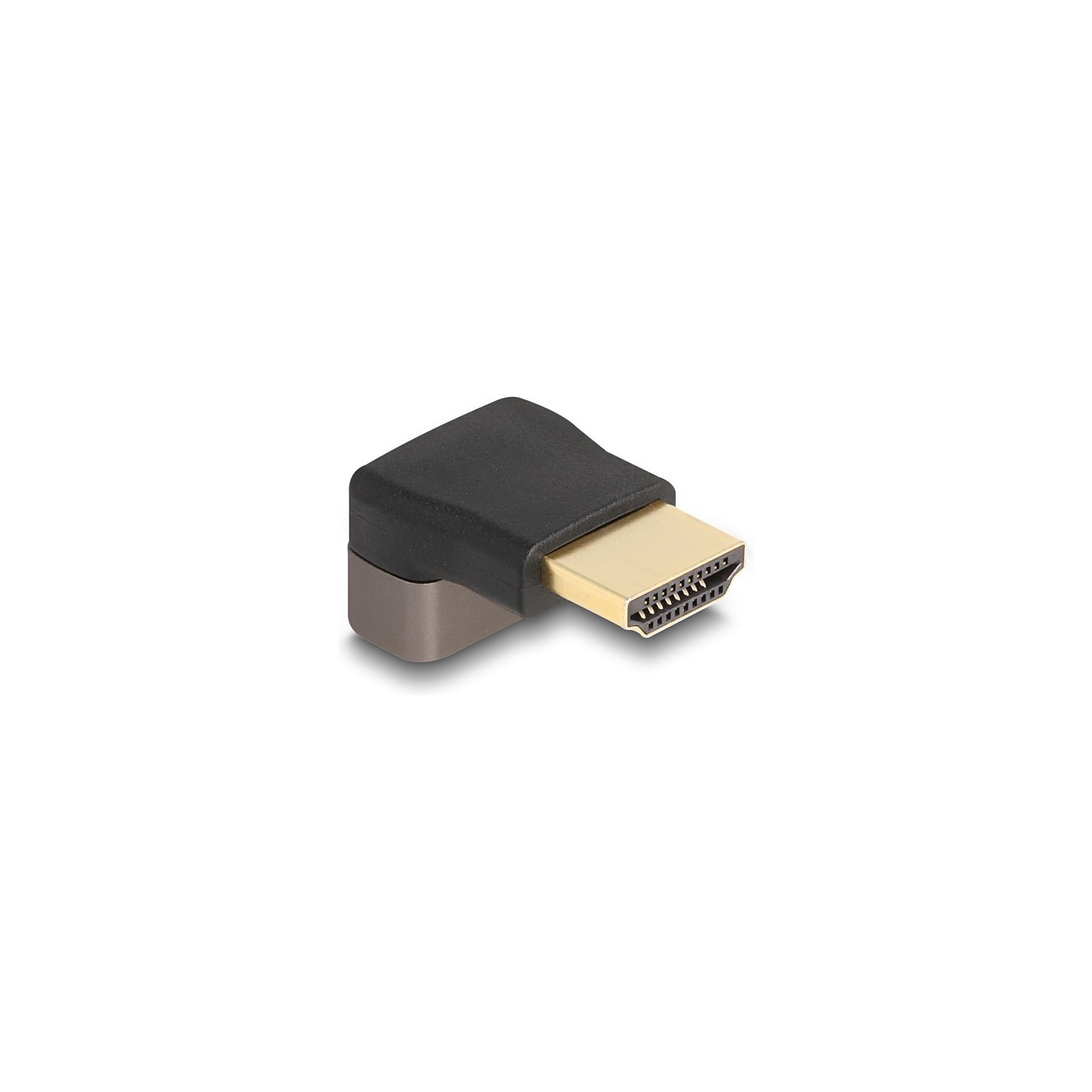 DELOCK HDMI Adapter Stecker zu Buchse 90 oben gewinkelt 8K 60 Hz grau Metall — Buy in Cyprus with Fast Delivery