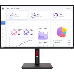 Buy Lenovo ThinkVision T32p-30 - 31.5 inch 4K (3840x2160) IPS Monitor - 60Hz, 4m... in Cyprus, Nicosia, Limassol, Larnaka, Pafos