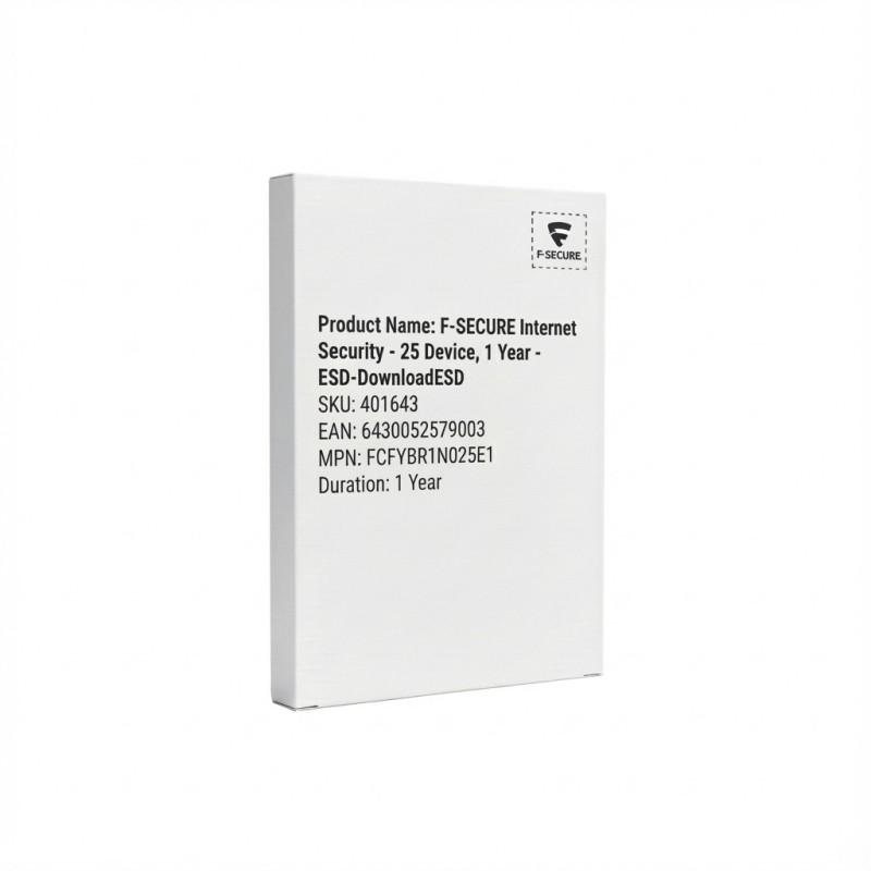 F-SECURE Internet Security - 25 Device. 1 Year - ESD-DownloadESD — Buy in Cyprus with Fast Delivery