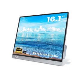 EKLEER 16' Portable LCD Display USB Type-C ink. Travel Pouch — Buy in Cyprus with Fast Delivery