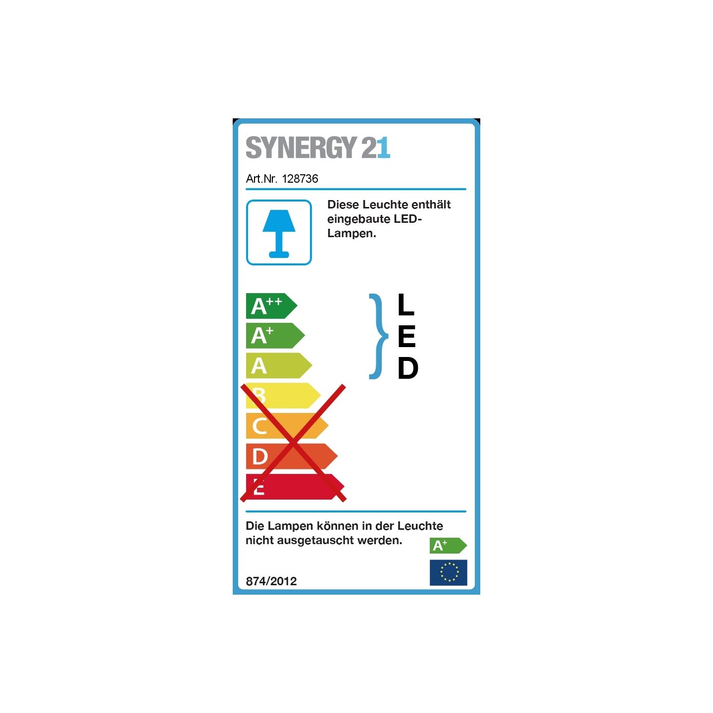 Synergy 21 LED Rundleuchte transparent 18W RL ww — Buy in Cyprus with Fast Delivery