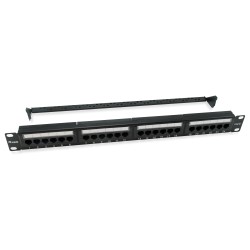Equip Patchpanel 24x RJ45 Cat6 19' UTP 1HE ISO IEC schwarz — Buy in Cyprus with Fast Delivery
