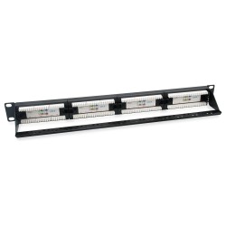 Equip Patchpanel 24x RJ45 Cat6 19' UTP 1HE ISO IEC schwarz — Buy in Cyprus with Fast Delivery