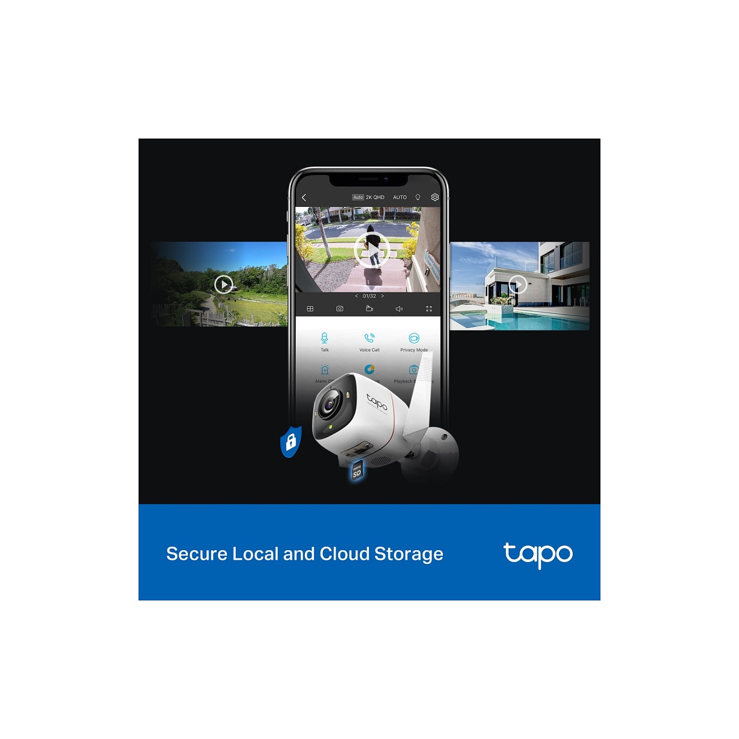 TP-Link Tapo C325WB berwachungskamera Auen 2k mit Nachtsicht — Buy in Cyprus with Fast Delivery