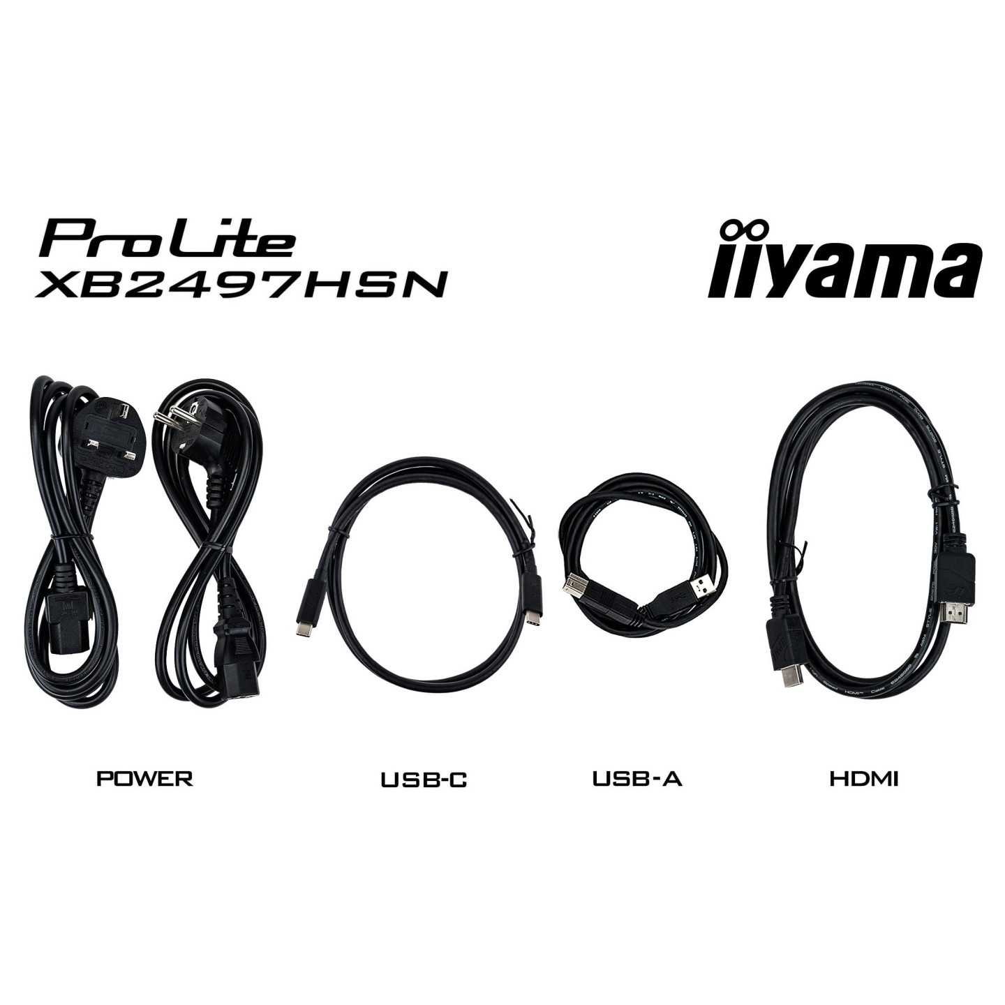 IIYAMA 60.5cm (24') XB2497HSN-B1 16:10 HDMI+DP+USB-C IPS — Buy in Cyprus with Fast Delivery