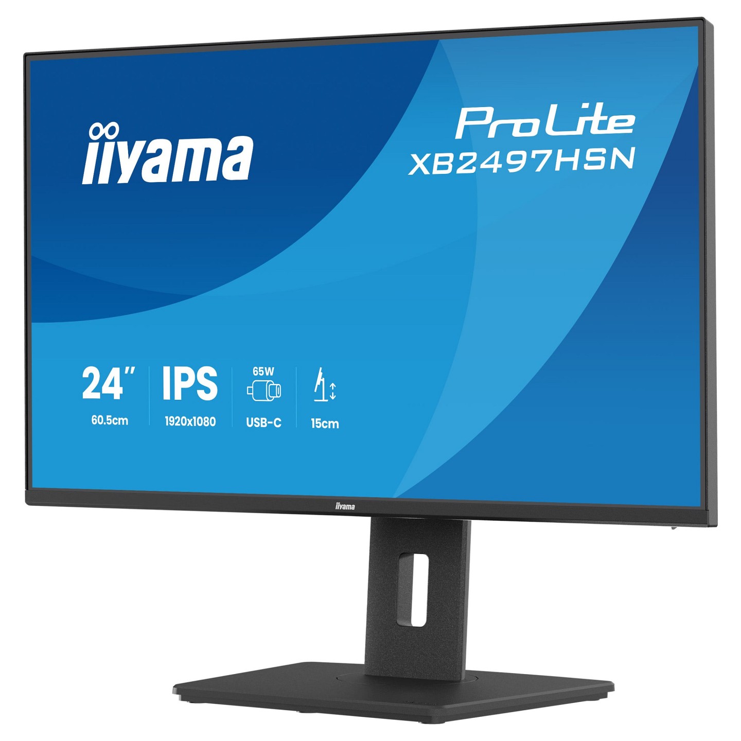 IIYAMA 60.5cm (24') XB2497HSN-B1 16:10 HDMI+DP+USB-C IPS — Buy in Cyprus with Fast Delivery