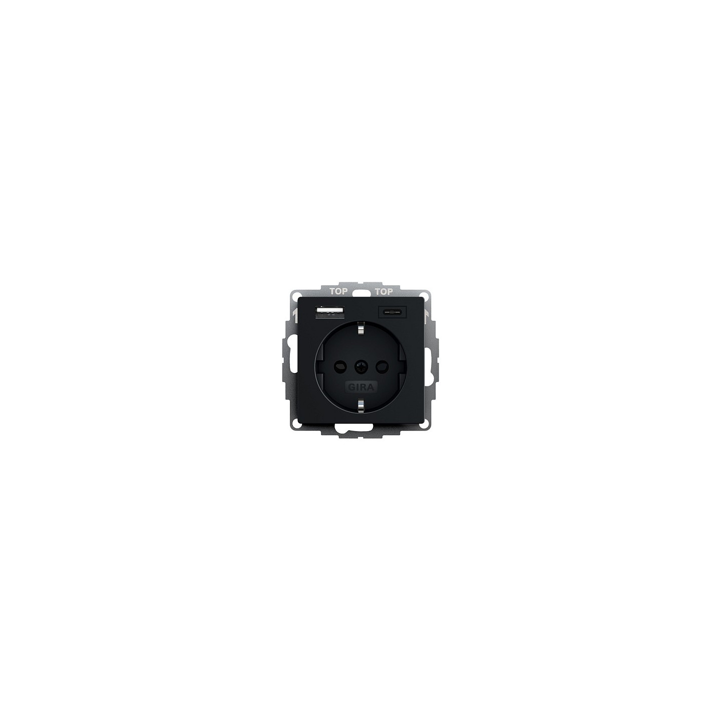 GIRA 2459005 SCHUKO SH USB-Spannungsvers. 2f Typ A C System 55 Schwarz m — Buy in Cyprus with Fast Delivery