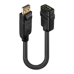 LINDY Konverter DisplayPort auf HDMI 1.3 Passiv 1080p 0.15m — Buy in Cyprus with Fast Delivery