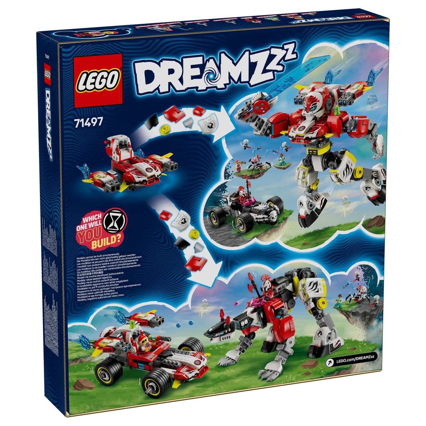 LEGO 71497 DREAMZzz Coopers Tiger-Mech und Zero's Hot Rod Auto — Buy in Cyprus with Fast Delivery