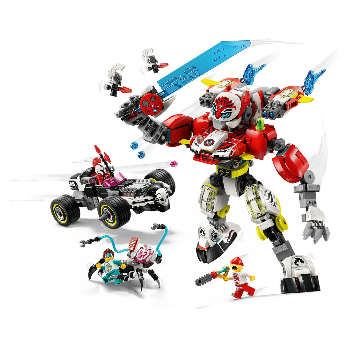 LEGO 71497 DREAMZzz Coopers Tiger-Mech und Zero's Hot Rod Auto — Buy in Cyprus with Fast Delivery