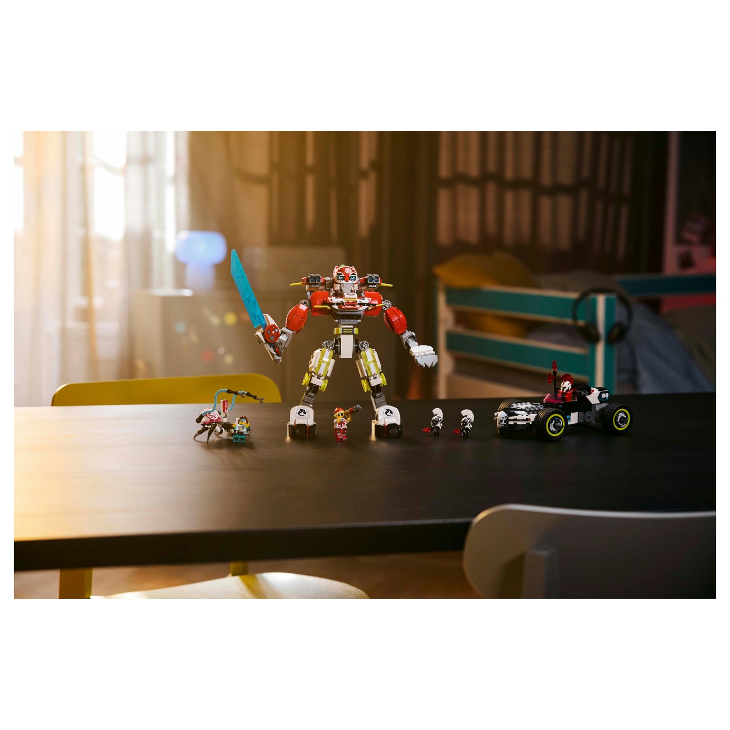 LEGO 71497 DREAMZzz Coopers Tiger-Mech und Zero's Hot Rod Auto — Buy in Cyprus with Fast Delivery