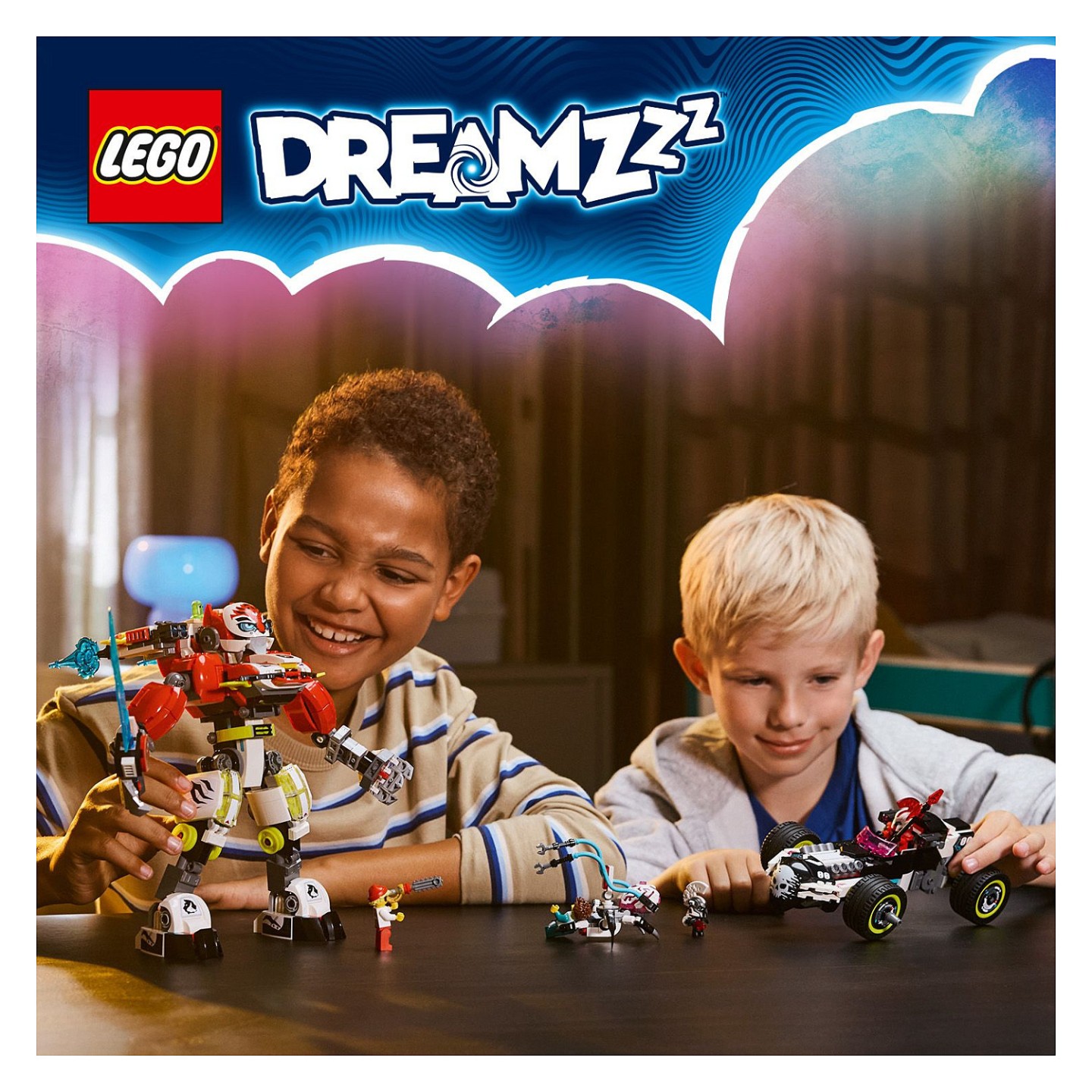 LEGO 71497 DREAMZzz Coopers Tiger-Mech und Zero's Hot Rod Auto — Buy in Cyprus with Fast Delivery