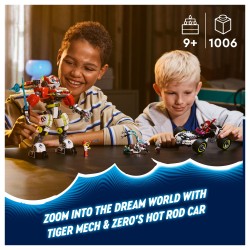 LEGO 71497 DREAMZzz Coopers Tiger-Mech und Zero's Hot Rod Auto — Buy in Cyprus with Fast Delivery