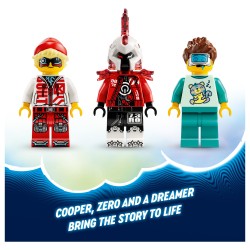 LEGO 71497 DREAMZzz Coopers Tiger-Mech und Zero's Hot Rod Auto — Buy in Cyprus with Fast Delivery