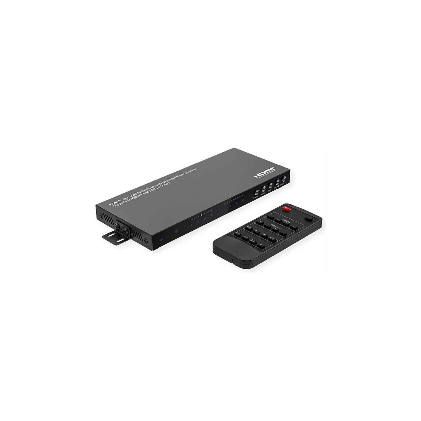 VALUE HDMI Matrix Switch. 4x2 QUAD Multi-Viewer. nahtlose Umschaltung — Buy in Cyprus with Fast Delivery
