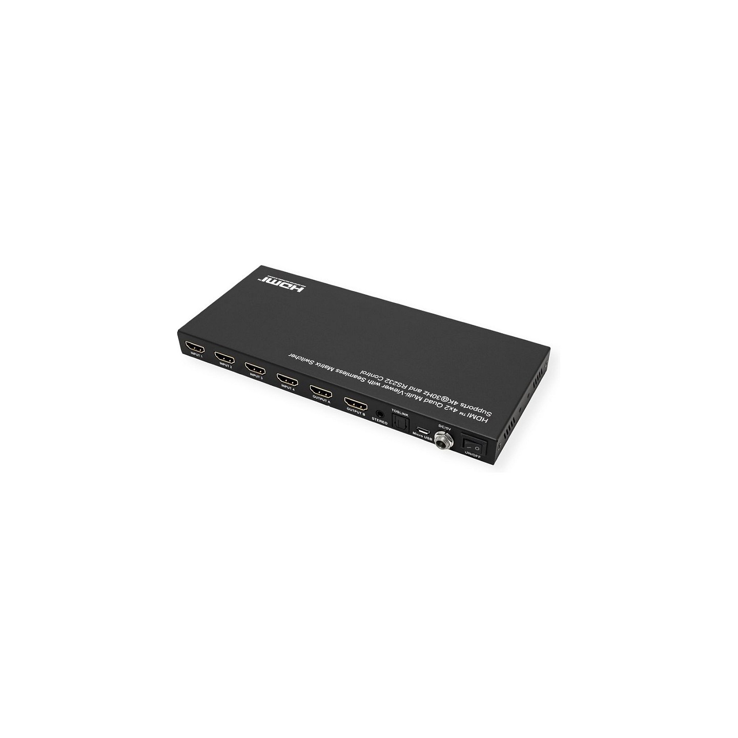 VALUE HDMI Matrix Switch. 4x2 QUAD Multi-Viewer. nahtlose Umschaltung — Buy in Cyprus with Fast Delivery