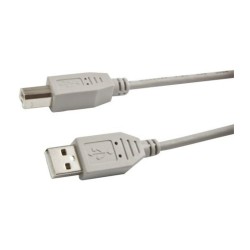 Synergy21 Kabel USB. A(St) to B(St). 5.0m. USB2.0. grau. . — Buy in Cyprus with Fast Delivery