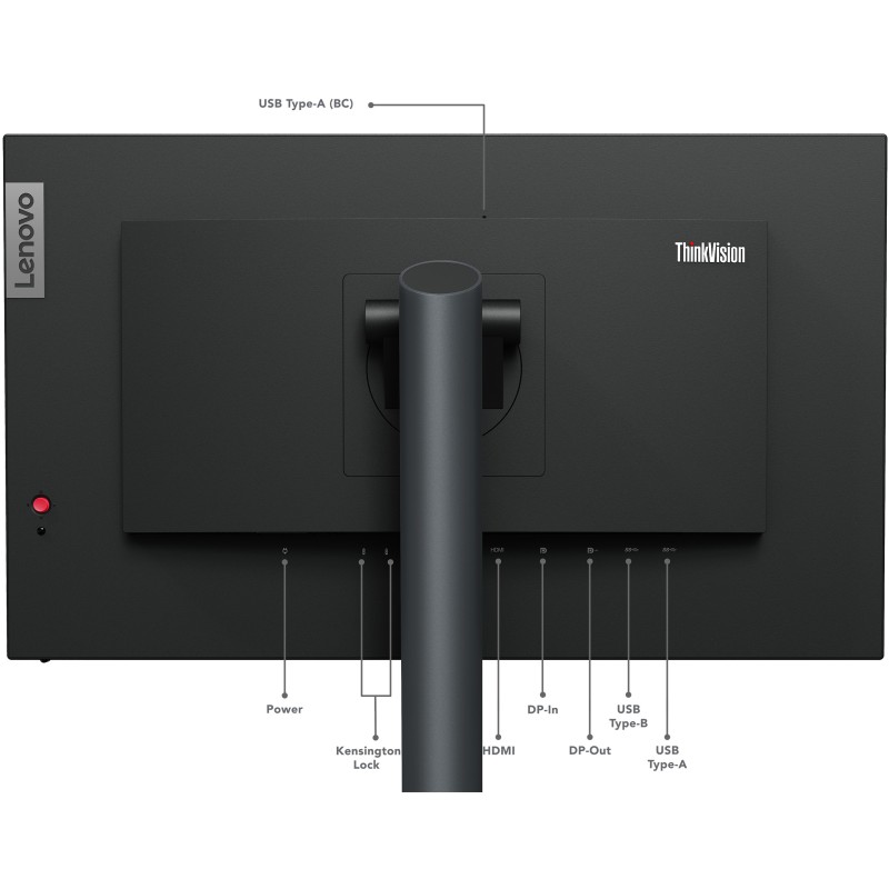 Buy Lenovo ThinkVision P24q-30 - 23.8" QHD (2560x1440) IPS HDR10 60Hz 4ms HDMI 2... in Cyprus, Nicosia, Limassol, Larnaka, Pafos