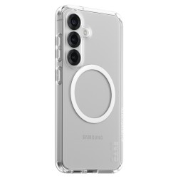 CARE Flagship Case Clear w. white QI Compatible Galaxy S25 — Buy in Cyprus with Fast Delivery