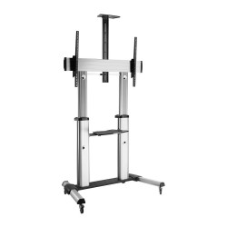 ROLINE LCD- TV-Rollstnder. 60-100 Zoll. bis 100kg. silberfarben — Buy in Cyprus with Fast Delivery