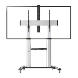 ROLINE LCD- TV-Rollstnder. 60-100 Zoll. bis 100kg. silberfarben — Buy in Cyprus with Fast Delivery