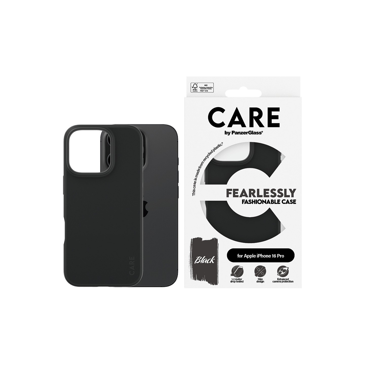 CARE Case Fashion Black iPhone 16 Pro — Buy in Cyprus with Fast Delivery