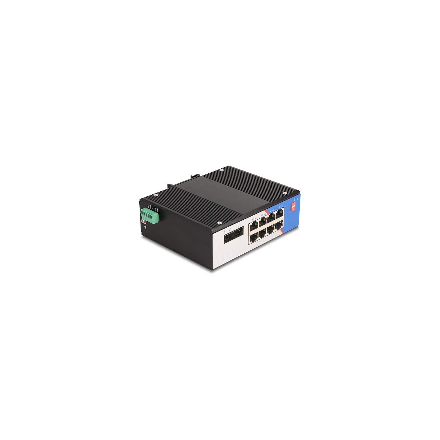 Industrie Gigabit Ethernet Switch 8 Port RJ45 2 Port SFP für Hutschiene — Buy in Cyprus with Fast Delivery