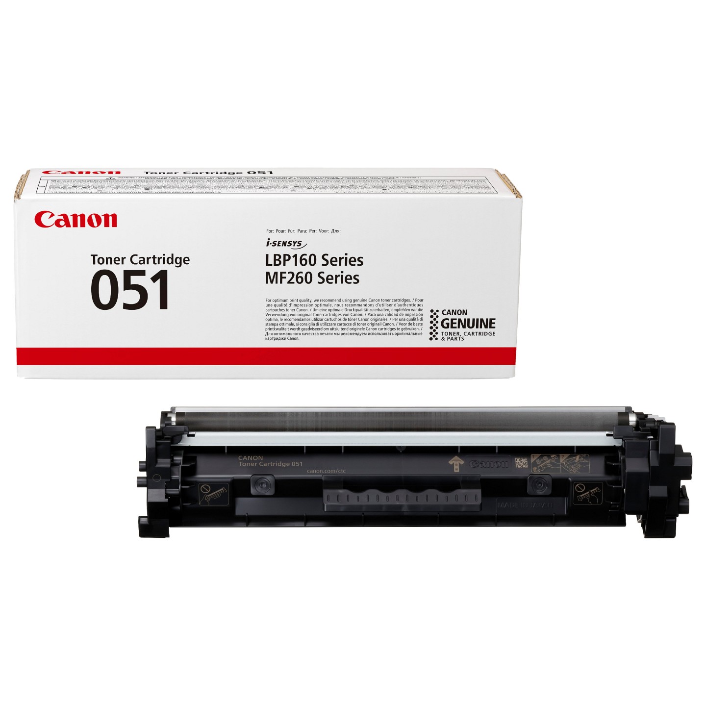 Canon Cartridge 051 Black Schwarz (2168C002) — Buy in Cyprus with Fast Delivery