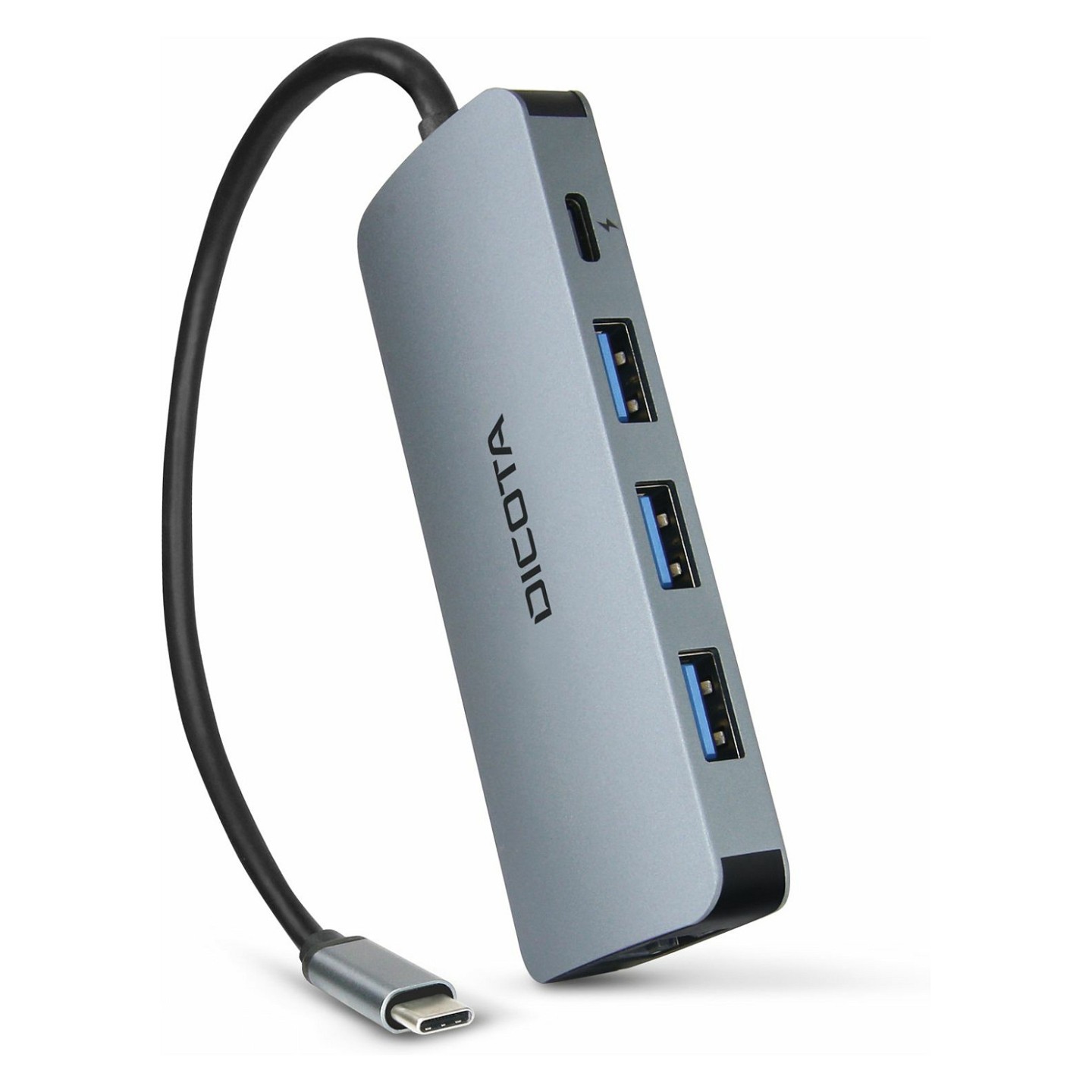 D Dicota USB-C 8-in-1 Multi Hub 4K PD 100W silver — Buy in Cyprus with Fast Delivery