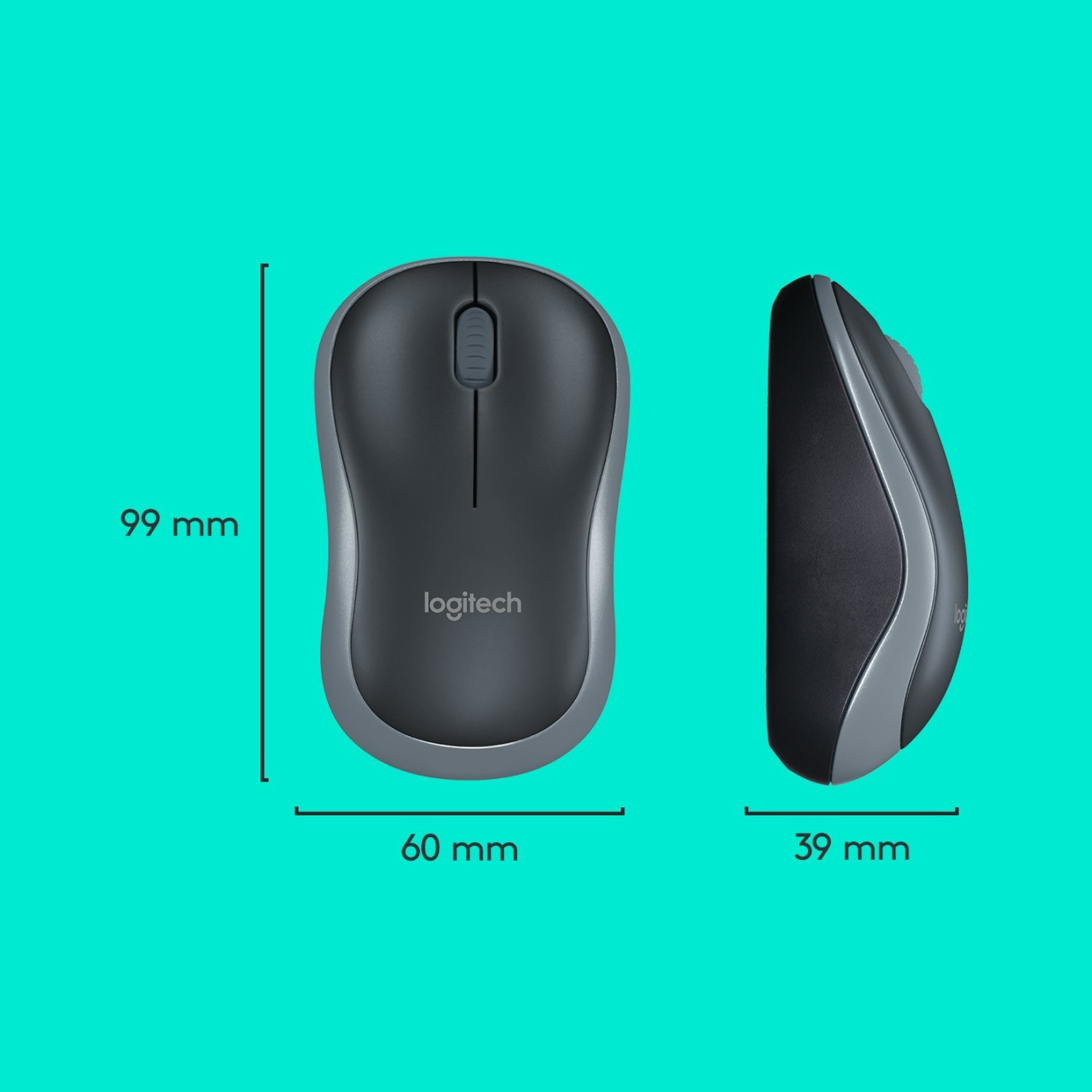 Logitech MK270 Wireless Desktop Set - 920-004508 - Full-Size Black Keyboard & Mouse, 2.4GHz RF, US QWERTY