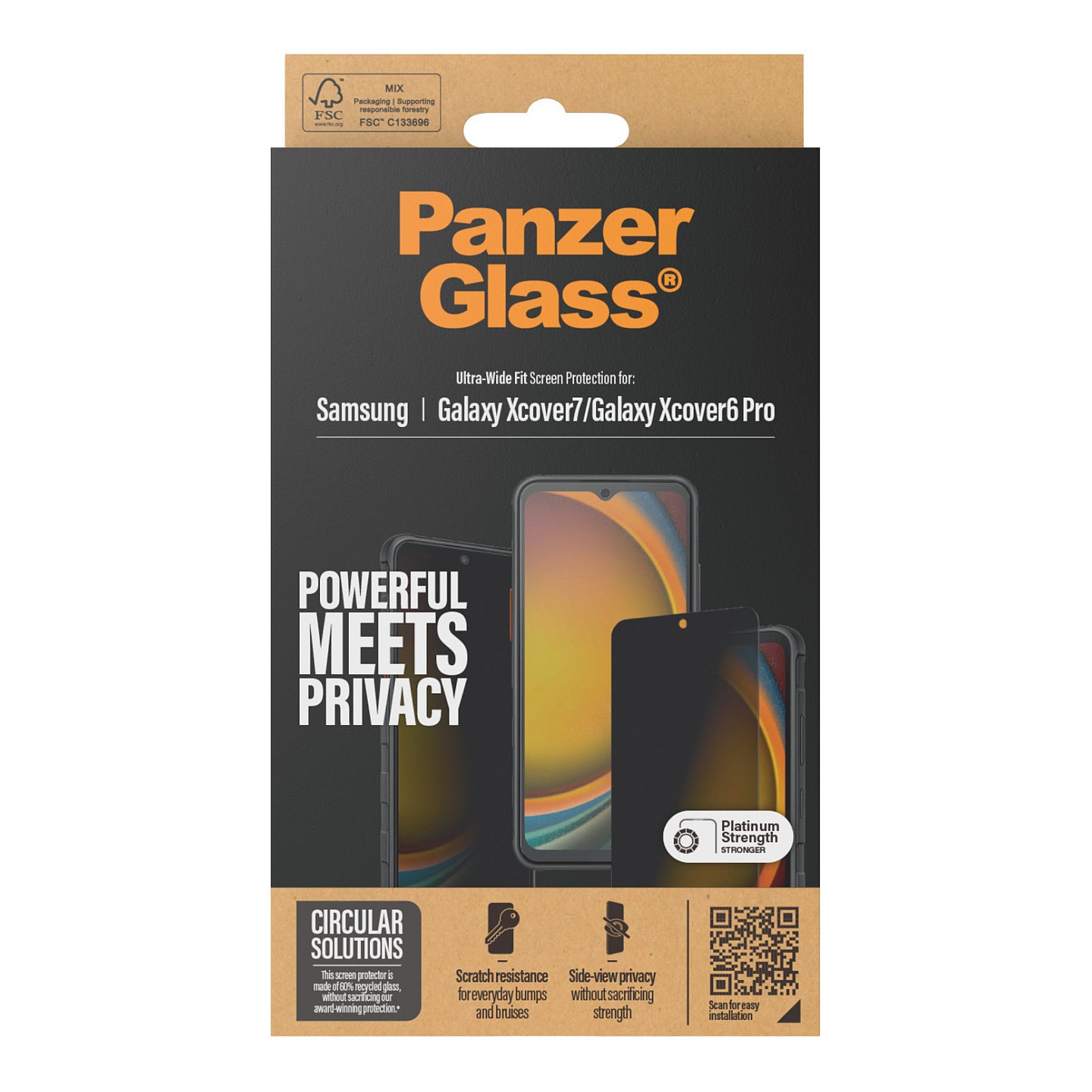 PanzerGlass Privacy Galaxy Xcover7 Xcover6 Pro UWF — Buy in Cyprus with Fast Delivery