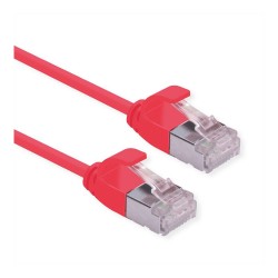 ROLINE GREEN U FTP Patchkabel Cat.6A (Class EA). LSOH. slim. rot. 3 m — Buy in Cyprus with Fast Delivery