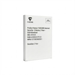 F-SECURE Internet Security - 5 Device. 3 Year - ESD-DownloadESD — Buy in Cyprus with Fast Delivery