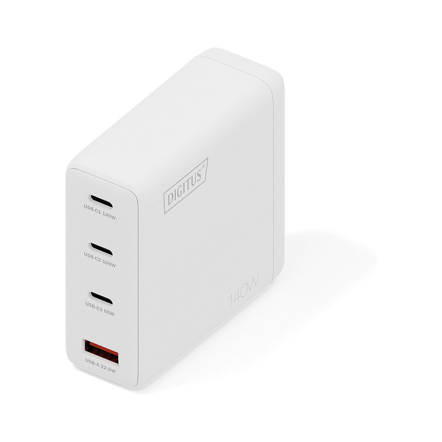 DIGITUS USB GaN Charger 140W. 3x USB-C. 1x USB-A — Buy in Cyprus with Fast Delivery