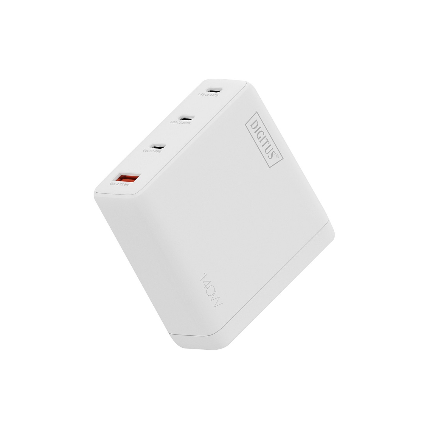 DIGITUS USB GaN Charger 140W. 3x USB-C. 1x USB-A — Buy in Cyprus with Fast Delivery