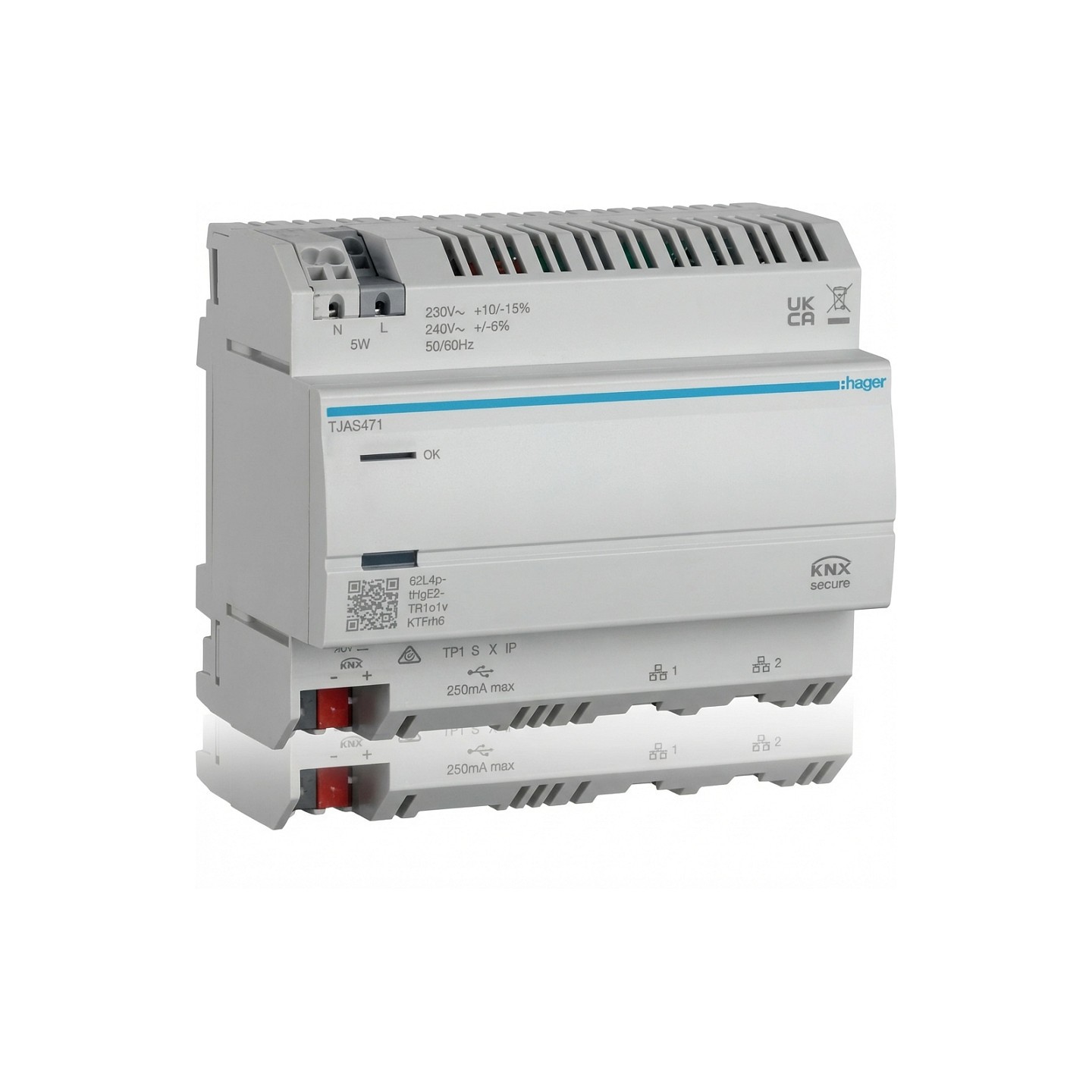 Hager TJAS471 domovea plus - Visualisierungsserver mit easy KNX IoT und (TJAS471) — Buy in Cyprus with Fast Delivery