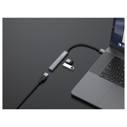 Equip USB-Hub 4-Port 3.0 - to 1x3.0 3x2.0 5Gbps o.Netzteil gr — Buy in Cyprus with Fast Delivery