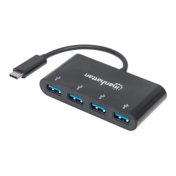 MANHATTAN USB 3.1 Gen1 TypC-Hub 4 USB A-Ports Strom über USB — Buy in Cyprus with Fast Delivery