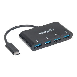 MANHATTAN USB 3.1 Gen1 TypC-Hub 4 USB A-Ports Strom über USB — Buy in Cyprus with Fast Delivery